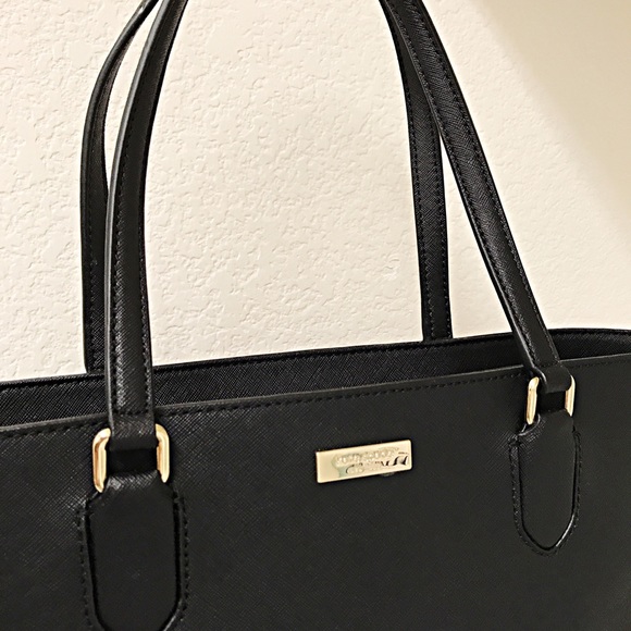 KATE SPADE BLACK TOTE BAG - Picture 2 of 6